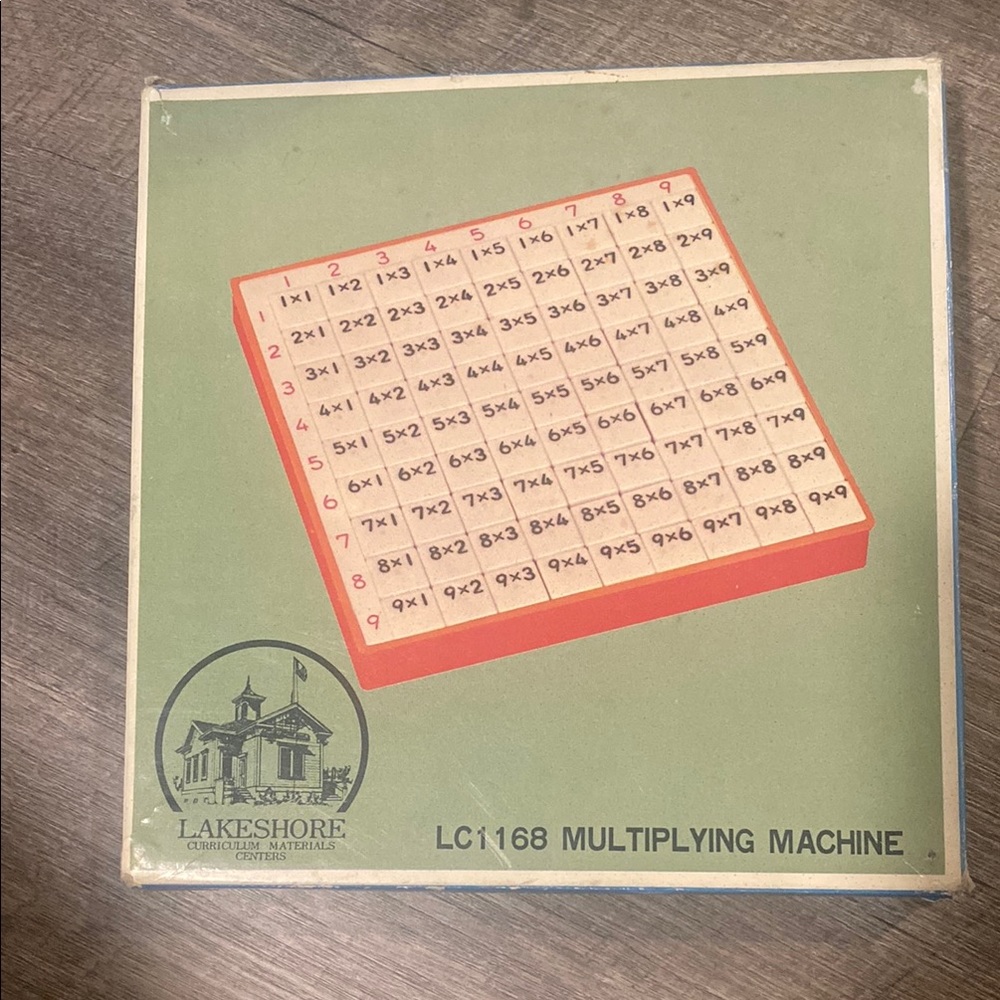 Lakeshore Vintage Math Multiplying Machine